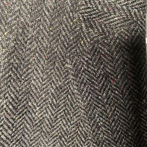 JEAN PAUL GERMAIN Mens Black Gray Wool Tweed Sport Coat Blazer JACKET Size 44 R - Picture 5 of 16